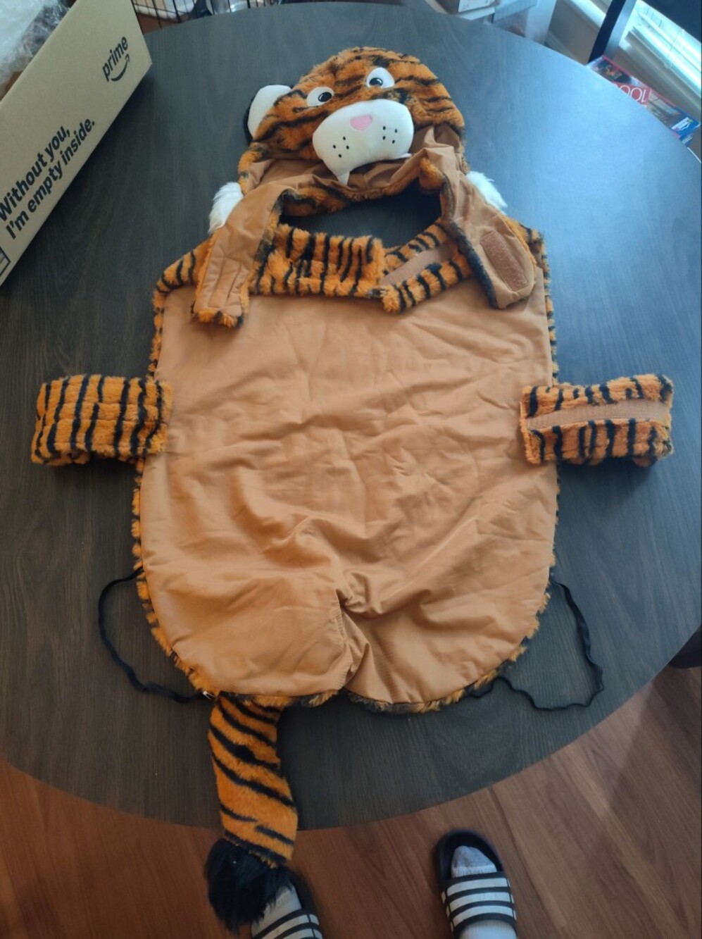 Tiger Plush Costume For Doggos